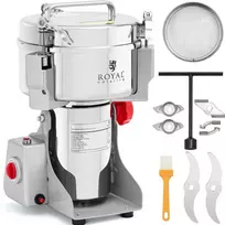 Royal Catering Profesionalus elektrinis malūnėlis prieskoniams, žolelėms, kavai, riešutams, 1000 g, 3000 W