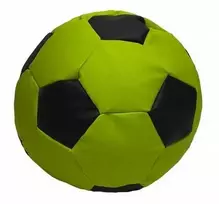Sėdmaišis-pufas vaikams Ball XXL (40 cm), Lime/Juodas