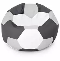 Sėdmaišis-pufas vaikams Ball XXL (40 cm), Light Pilkas/Graphite/Baltas