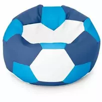 Blue Sėdmaišis-pufas vaikams Ball XXL (40 cm), Mėlyna/Baltas