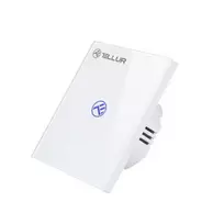 Tellur WiFi Smart Switch, SS1N, 1 Port, 1800W, Baltas