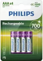 Philips R03B4A70/10 Rechargeable AAA batteries / 4 pcs