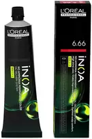 L‘Oreal Professionnel iNOA plaukų dažai | spalva: 6.66 - Dark Deep Red Blonde, 60 ml