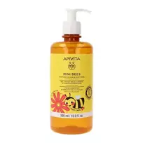 "Apivita Mini Bees" gelis kūdikiams "Calendula-Honey" 500ml
