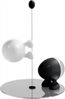 Alessi Rinkinys nerūdijančio plieno ir dervos druskos ir pipirų purtyklė, kotas (ASG02 BW)