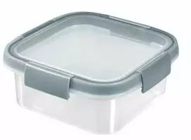 Keter CURVER MAISTO DĖŽUTĖ KVADRATINĖ SMART FRESH 0,9L/SKAIDRI/PILKŠVAI MĖLYNA