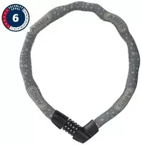 Spyna Abus Tresor 1385/75 pilkas star