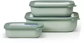 Rosti Mepal Mepal Daugiafunkcinių stačiakampių indų rinkinys 'Nordic sage'