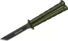K25 Drugelių peilis K25 36249 Balisong Žalias