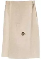 Namu_Tekstil Pirties prijuostė 75×145 cm, vaflinės rusvos medžiagos