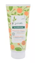 Klorane Junior Detangling Šampūnas Peach plaukų iššukavimą lengvinantis šampūnas vaikams, 200 ml
