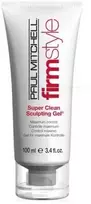 Paul Mitchell Firm Style Super Clean Sculpting plaukų formavimo gelis be parabenų, skirtas tvirtai fiksacijai, 100 ml
