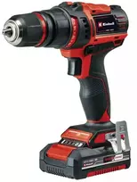 Suktuvas - gręžtuvas Einhell Einhell akumuliatorinis gręžtuvas/suktuvas TE-CD 18/45 3X-Li +22, 18V (raudonas/juodas, Li-ion baterija 2.0Ah, 22 vnt. priedai)