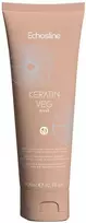 ECHOSLINE Keratin Veg Intensive Restructuring Mask intensyviai atkurianti kaukė dažytiems ir pažeistiems plaukams, 300 ml