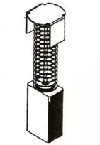 Haushalt Angliniai šepetėliai 30-04-095-H, 6 x 11 x 17,5 mm, 2 vnt