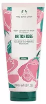 „The Body Shop“ kūno losjonas normaliai ir sausai odai su „British Rose“ (Losjonas kūnui), 200 ml