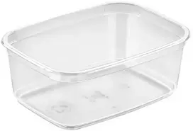 Færch Plastikinis padėklas M 68-50 APET skaidrus 142x105x56mm 500ml 560vnt/indelis - (560 vnt.)