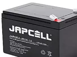 Japcell AGM akumuliatorius 12V - JC12-12, 12.0Ah 4.8 mm gnybtai švino rūgšties akumuliatorius