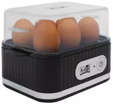 Fritel EC 1475, 6 kiaušiniai, Plastikas, Plastikas, Mygtukas, Juoda, Sidabras, 400 W