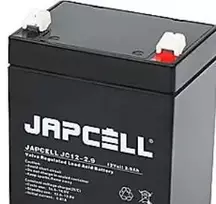 Japcell AGM akumuliatorius 12V - JC12-2.9, 2.9Ah 4.8 mm kontaktai švino rūgšties akumuliatorius
