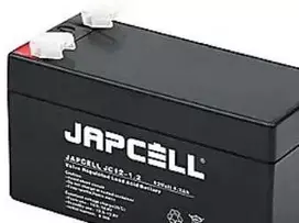 Japcell AGM akumuliatorius 12V - JC12-1.2, 1.2Ah 4.8 mm kontaktai švino rūgšties akumuliatorius