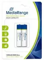 MediaRange MRBAT122, Įkraunama baterija, AAA, Nikelio-metalo hidrido (NiMH), 1,2 V, 2 vnt., 1000 mAh