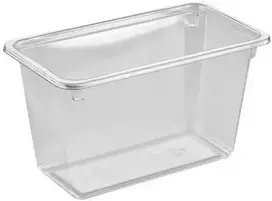 Færch Plastikinis padėklas K2182-1H APET skaidrus 180x100x102mm 1140ml 384vnt./indėlyje - (384 vnt.)