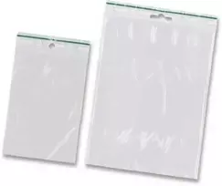 BNT Užsegami maišeliai „Grippie Žalias“, 150 x 250 mm, 100 vnt. pakuotėje.