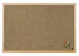 Bi Silque Skelbimų lenta Bi-Office Hessian, 60 x 100 cm