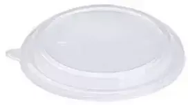 Salotų dubenėlio dangtis 20 oz skaidrus PET 50 vnt./pak. Permatomas 1x1x1mm (50 vnt.)
