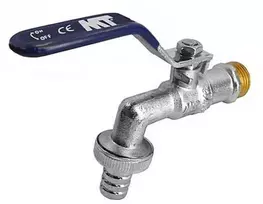 MT Sodo čiaupas 414601520, 1/2", 3/4" su išor. sriegiu