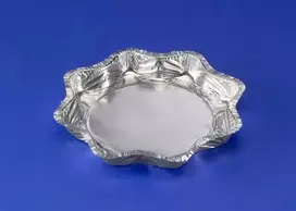 Plus Pack As Vienkartinis padėklas 600 ml Ø216x25 mm žvaigždės formos sidabrinis, 50 vnt./pak.
