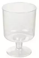 Multi Vyno taurė 20 cl ant fiksuoto pagrindo, skaidri PS - (40 maišelių x 10 vnt.)