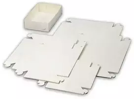 Kake Make Balta torto dėžutė 185x185x50mm 250 vnt./pak. - (250 vnt.)