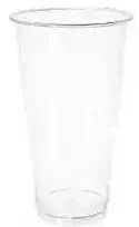 Multi Plastikiniai puodeliai 50 cl Bioware H164 mm Ø95 mm biologiškai skaidūs PLA skaidrūs, 50 vnt.