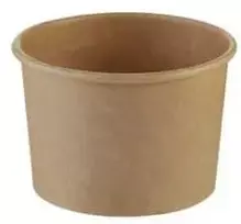 Øvrige Ledų indeliai 120/140 ml 3 oz Ø74x49 mm, rudi, kartoniniai, 50 vnt./vnt. - (50 vnt.) - Kartonas su PE danga viduje