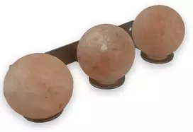 SAUFLEX himalajų druskos rutuliukai, su laikikliu, 3 vnt