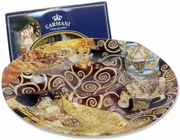 Camani Carmani Lėkštė iš stiklo 29,8x2,5cm, G.Klimt