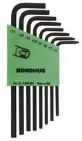 Bondhus torx L raktų rinkinys T6-T25 8 vnt. (31732)