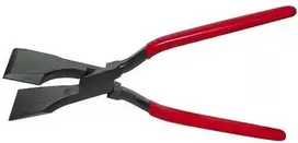 Stubai kampų siūlių replės 60 mm tiesios su plastikine rankena