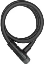 Abus Germany Spyna Abus trosinė 6412K/85 BK SCMU Racer