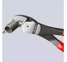 Knipex 74 02 200 T, Įstrižinio pjovimo replės, 4,2 mm, Chromo-vanadžio plienas, Plastikas, Mėlyna, Raudona, 200 mm