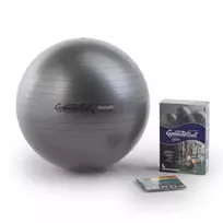 Pezzi Italija Gimnastikos Kamuolys Original Pezzi Maxafe 53 cm, Juodas