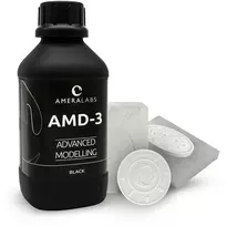 Derva 3D spausdinimui AMD-3 1L juoda AMERALABS