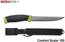 Morakniv Fishing Comfort Scaler peilis 150 Juodas/Lime