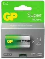GP SUPER ALKALINE D/LR20 Baterija. 2 vnt.