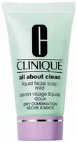Clinique Liquid Facial Soap All About Clean (Liquid Facial Soap Mild), 30 ml