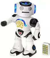 Lexibook Ecost prekė po grąžinimo Powerman Max nuotolinio valdymo vaikščiojantis kalbantis žaislinis robotas (Atnaujinta)