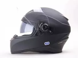 Nežinomas Motociklininko šalmas HD-09B, dydis M, juodas