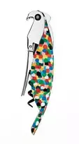 Alessi PARROT Korkociąg do butelių su aliuminio, kolorowa papuga